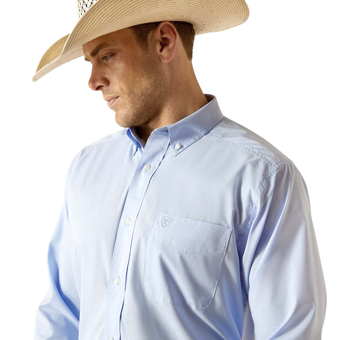 Ariat Men's 360 Airflow Longsleeve Shirt - AI56A - Light Blue - Small - 6