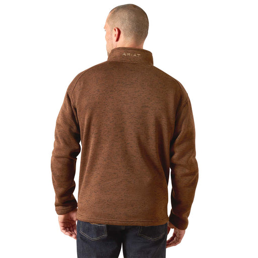 Ariat Mens Caldwell 1/4 Zip Pullover Sweater - AI8KE - Brown - Small - Each - 2