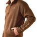 Ariat Mens Caldwell 1/4 Zip Pullover Sweater - AI8KE - Brown - Small - Each - 3