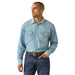 Ariat Men's Classic Cowboy Denim Shirt – Long Sleeve Western Work Shirt - AI9JA - Blue - Small - 1 ct - 1