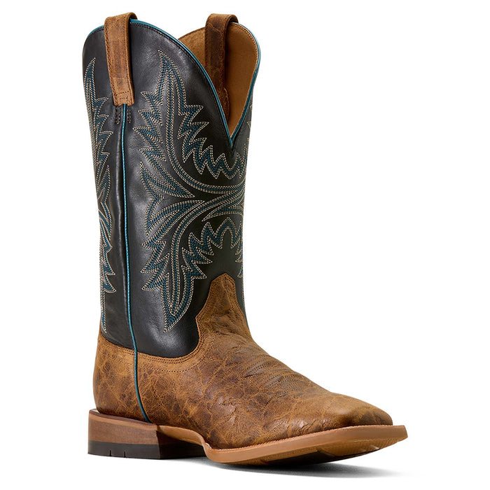Ariat Men's Cowhand Wide Square Toe Cowboy Boot, Smoked Tan - AI9B2 - Brown - 7D - 4