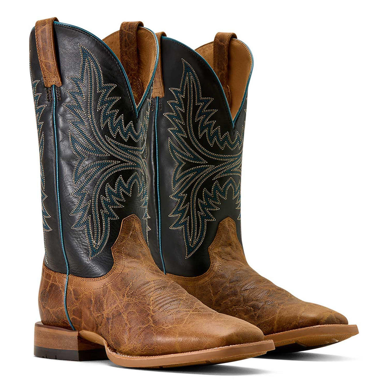 Ariat Men's Cowhand Wide Square Toe Cowboy Boot, Smoked Tan - AI9B2 - Brown - 7D - 1