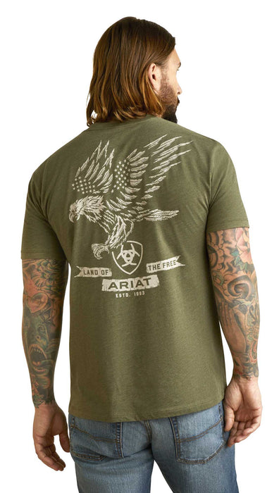 Ariat Men's Fighting Eagles Short Sleeve T-Shirt - Jeffers - Men > Men's Clothing