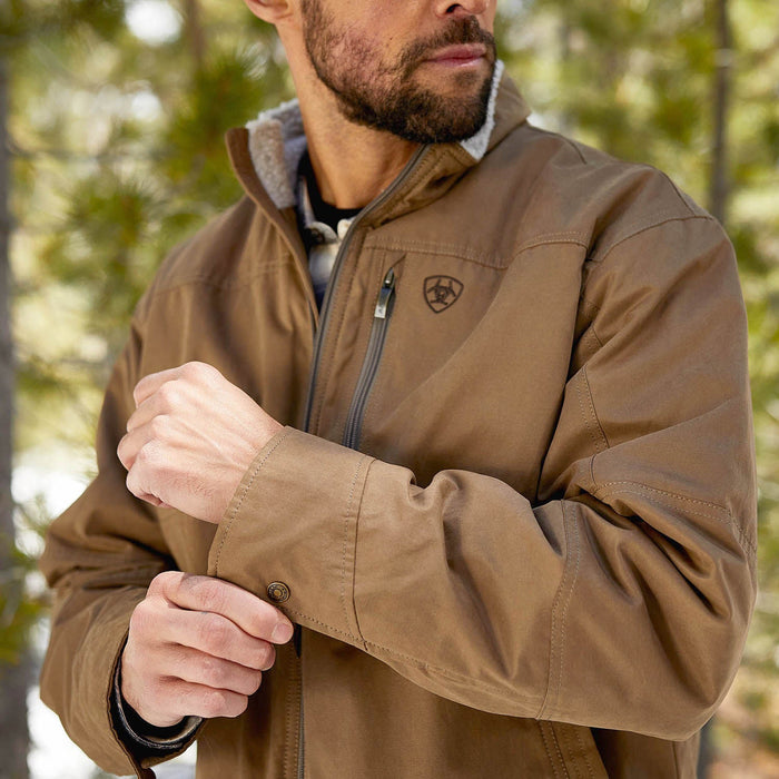 Ariat Mens Grizzly Canvas Insulated Jacket - Jeffers - Men > Men's Clothing > Men's Jackets & Outerwear