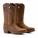 Ariat Men's Hybrid Roughstock Square Toe Cowboy Boots - AI6M - Distressed Brown - 7 - Pair - 1