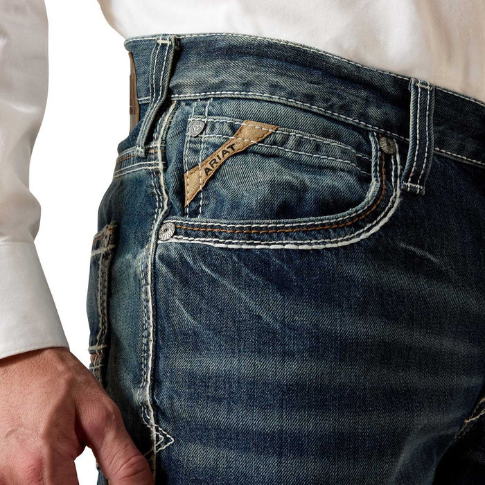 Ariat Men's M4 Coltrane Boot Cut Jean - AI7AA - Durango Blue - 30x32 - 1 - 5