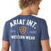 Ariat Mens Outline Shop Short Sleeve Shirt, Navy Western Wear - AI9CW - Navy Heather - Small - Each - 2