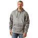 Ariat Mens Print Hoodie - AI8HB - Grey Geo Serape - Small - Each - 7