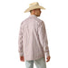 Ariat Men's Pro Series Fitted Long Sleeve Western Shirt with Snap Closure - AI9FD - White Stripe - Small - 1 ct - 2