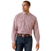 Ariat Mens Pro Series Western Classic Long Sleeve Snap Front Shirt - AI9F7 - Red Brick Medallion - Small - 1 ct - 14