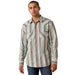Ariat Men's Retro Long Sleeve Snap Western Shirt - AI9G1 - Aquifer Plaid - Small - 1 ct - 7