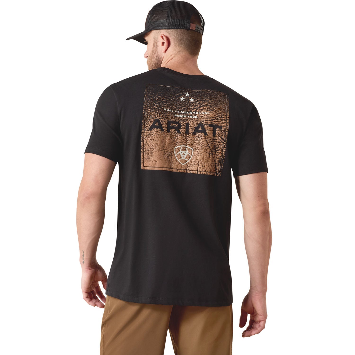 【乗馬】ARIAT 機能シャツ サンストッパー 3.0 Mサイズ Ariat Men's Team Logo Dark Orange Shirt - Stylish Western Quality