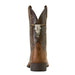 Ariat Men's Sport Steer Skull Boots - AI6BW - Sandstorm & Chocolate - 7 D - 5
