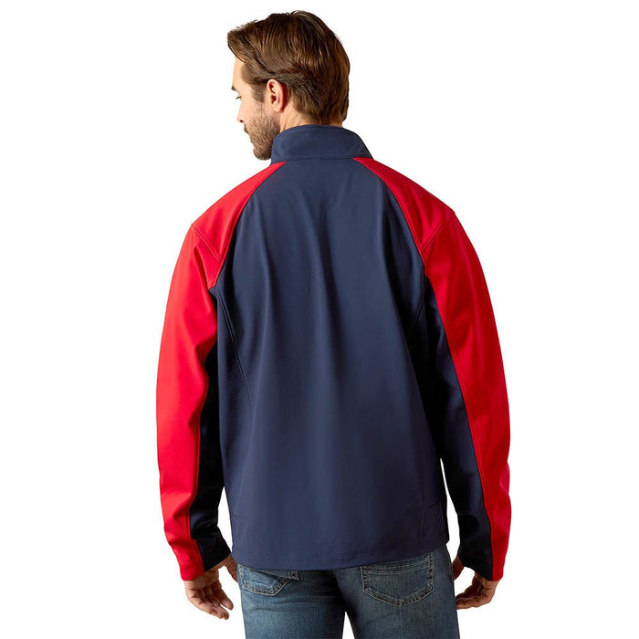 Ariat Mens Team EQ Softshell Jacket - Lightweight Fleece Riding Jacket - AIBFP - Navy - Xsmall - Each - 2
