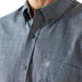 Ariat Mens Trent Classic Fit Long Sleeve Shirt – Rugged Button - Front Casual Shirt - AIBAE - Blue - Small - 3