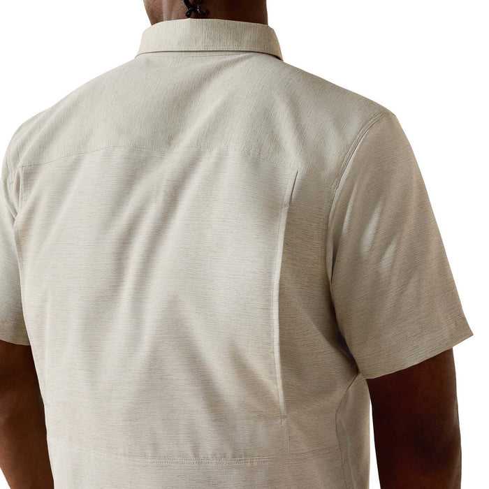 Ariat Men's VentTek Fitted Outbound Short Sleeve Shirt - AI9H3 - Burnt Olive - Small - 1 ct - 4