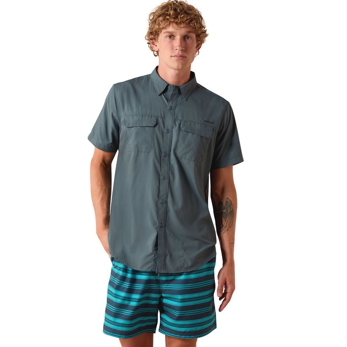 Ariat Men's VentTek Fitted Outbound Short Sleeve Shirt - AI9H8 - Dark Slate - Small - 1 ct - 5