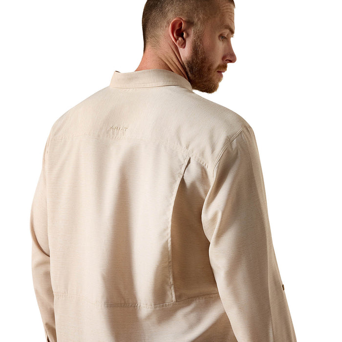 Ariat Men's VentTek Outbound Classic Fit Long Sleeve Shirt - AI9GQ - Tan - Small - 1 ct - 8