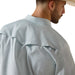 Ariat Men's Western VentTek Short Sleeve Fitted Snap Shirt - UPF 40 - AI9HE - Blue - Small - 1 ct - 5