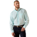 Ariat Men's Wrinkle Free Antonio Classic Fit Long Sleeve Shirt - AI9HR - Angel Blue Solid - Small - 1 ct - 4