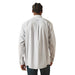 Ariat Mens Wrinkle Free "Declan" Classic Fit Long Sleeve Shirt – Iron - Free Button - Front Shirt - AIBAL - White - Small - 2