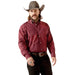 Ariat Men's Wrinkle Free Issac Longsleeve Shirt - AI57W - Dark Red - Small - 1