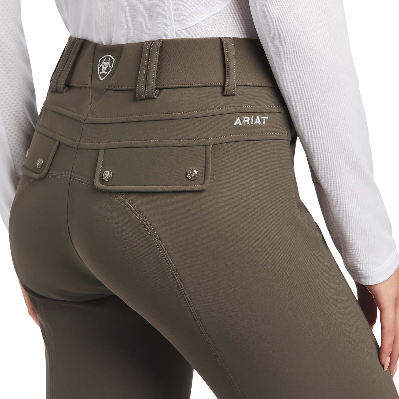 Ariat Tri Factor EQ Grip Knee Patch Breech for women — Jeffers