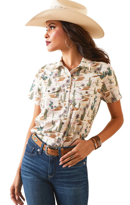 Ariat Western VenTek Short Sleeve Shirt - Jeffers - Women > Women's Clothing