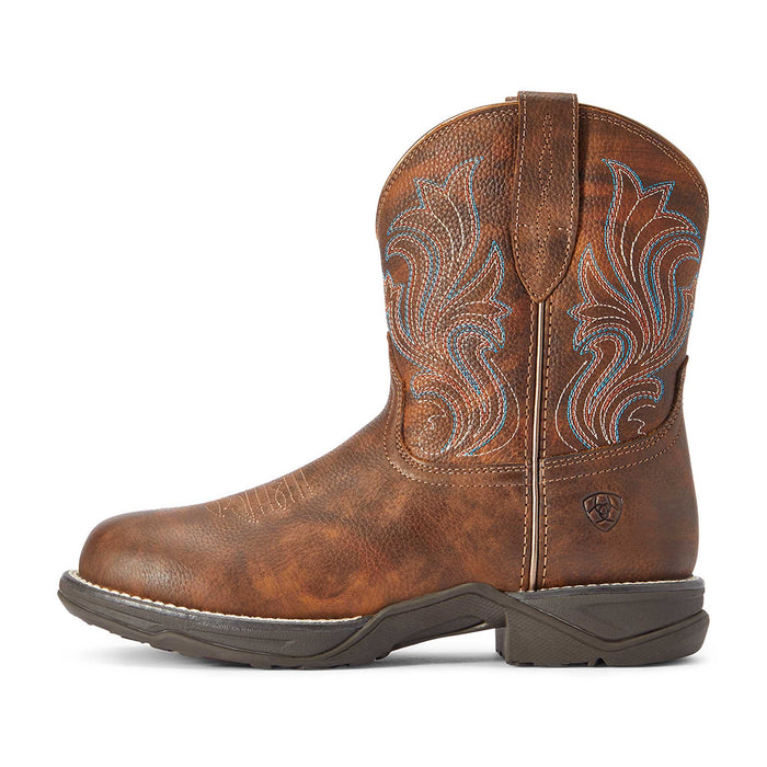 Ariat Womens Anthem Round Toe Shortie Boot, Copper Kettle - Jeffers - Women > Boys > Shoes, Boots