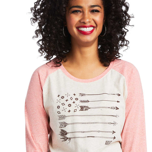 Ariat Women's Arrow Raglan Shirt - Jeffers - Women > Women's Clothing