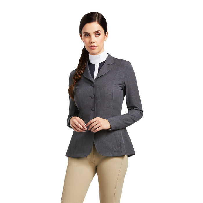 Ariat Women's Artico Exhale Show Coat - AI5EN - Heather Grey - 6 R - 2