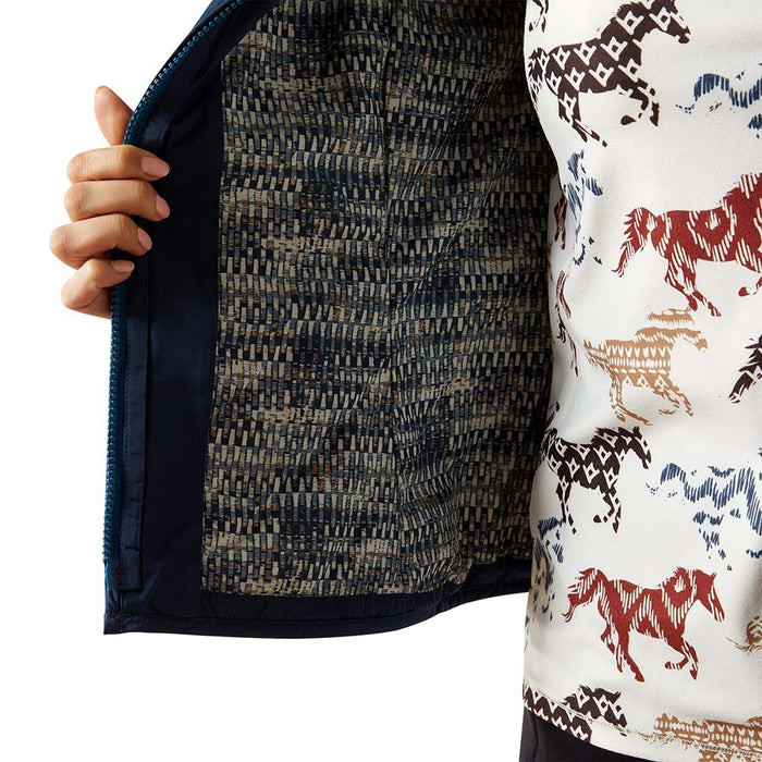 Ariat Womens Ashley 2.0 Insulated Vest – Lightweight Warmth, Tailored Fit, Weather - Resistant - AIBF4 - Blue - Xsmall - Each - 4