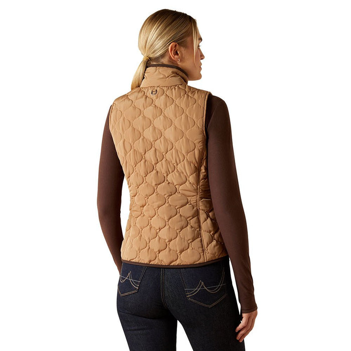 Ariat Womens Ashley 2.0 Insulated Vest – Lightweight Warmth, Tailored Fit, Weather - Resistant - AIBFG - Brown - Xsmall - Each - 11