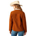Ariat Womens Berber Back Softshell Jacket – Sherpa - Lined Trucker - Style Warm Layer - AIBBP - Chestnut Horse - Small - Each - 2