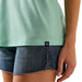Ariat Women's Compass V - Neck T-Shirt - AIBQ8 - Mint Heather - XSmall - 7