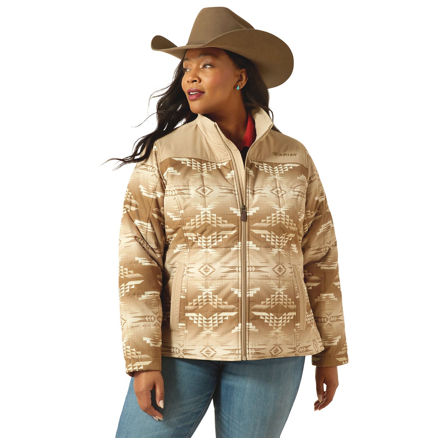 ARIAT Giacca Isolata Crius Concealed Carry Per Uomo | Colore Tan, Taglia M | In Poliestere Con Fodere In Nylon E Tasche Nascoste