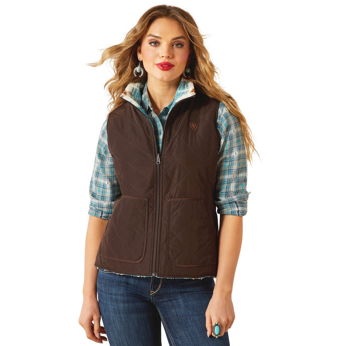Ariat Women's Crius Insulated Vest - AI8FR - Mole Brown - Small - 11