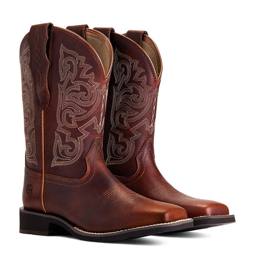 Ariat Women's Delilah StretchFit Western Boot - AI5A1 - Brown - 7 - 1