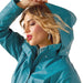 Ariat Womens Drizzle Rain Slicker - AI8ET - Dragonfly Teal - Small - Each - 4