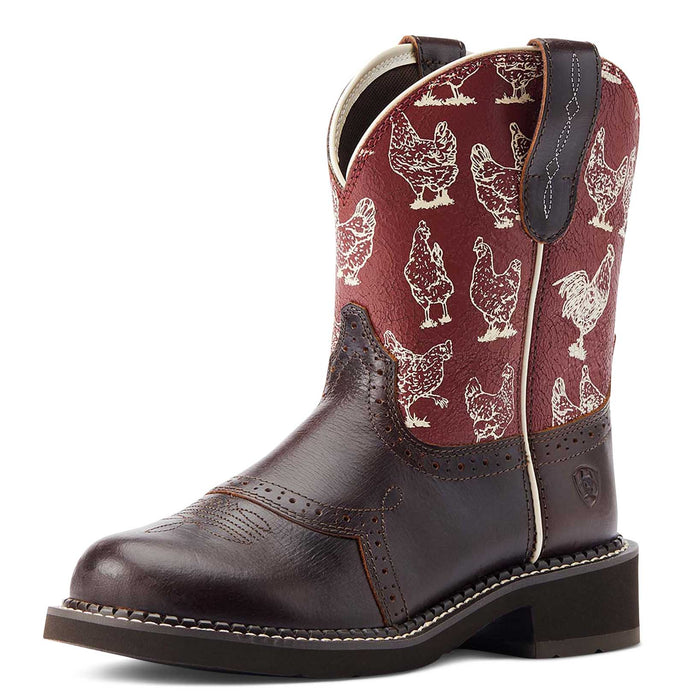 Ariat Women's Fatbaby Heritage Western Boot, Hens - Jeffers - Women > Boys > Shoes, Boots