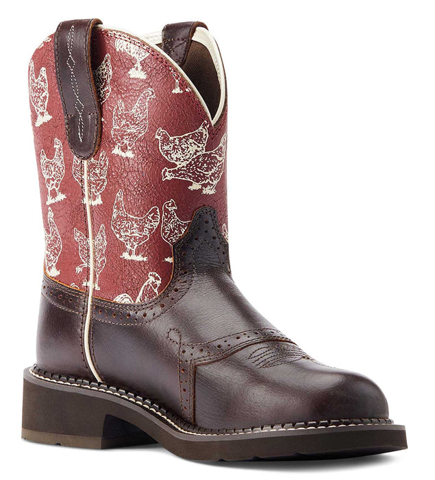 Ariat Women's Fatbaby Heritage Western Boot, Hens - Jeffers - Women > Boys > Shoes, Boots