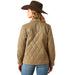 Ariat Womens Grizzly Quilted Barn Jacket – Warm Wind - Resistant Fleece - Lined Workwear Jacket - AIBBH - Green - Small - Each - 2