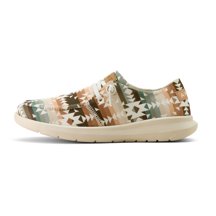 Ariat Women's Hilo Casual Slip - On Shoes with No Tie - Laces – Comfortable Everyday Wear - AIBJF - 6 - Natural Southwest - Regular - 19