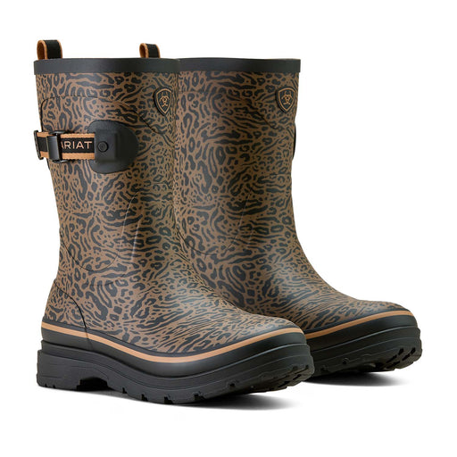 Ariat Women's Kelmarsh Mid Rubber Boot - AIAA2 - Ocelot Print - 6.5 B - 1
