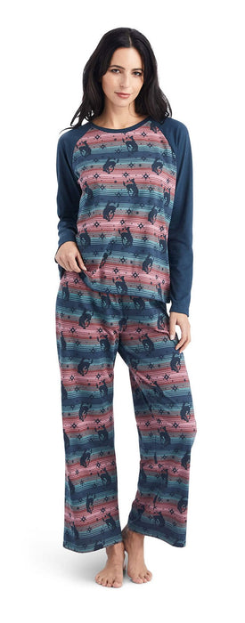 Ariat Women's Pajama Set, Bucking Serape - Jeffers - Women > Women's Clothing