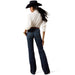Ariat Women's Perfect Rise Maddie Trouser Jeans - Boot Cut - AI3DE - Denim Blue - 24 R - 1 ct - 2