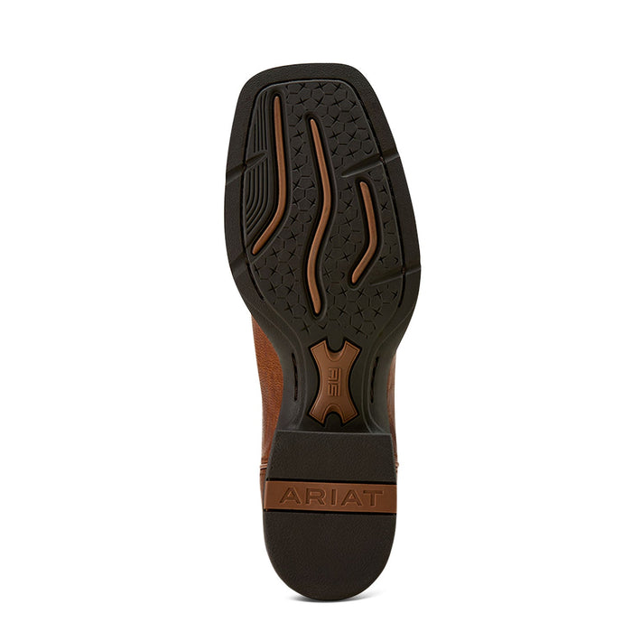 Ariat Women's Round Up Wide Square Toe StretchFit Western Boot - ADJF - Brown - 8B - 6