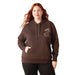 Ariat Womens Stitched Hoodie - AI8DH - Brown - Small - Each - 1