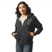 Ariat Womens Stitched Horseshoe Full Zip Hoodie - AI8DC - Charcoal Heather - Small - Each - 1