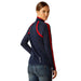 Ariat Women's Sunstopper 3.0 1/4 Zip Baselayer Shirt – High Performance Sun Shirt for Riding - AIBEB - Navy - Xsmall - Each - 2
